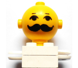 LEGO White Homemaker Figure with Yellow Head