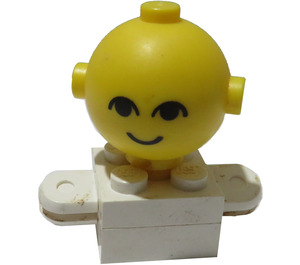 LEGO Bílá Homemaker Figure with Yellow Head