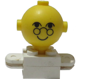 LEGO blanc Homemaker Figure avec Jaune Diriger et Glasses
