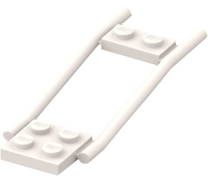 LEGO blanc Cheval Hitching (2397 / 49134)