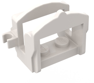 LEGO Bianco Cavallo Saddle con Uno Clip (4491)