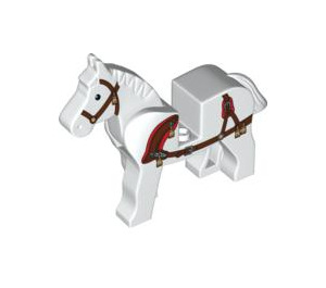 LEGO White Horse with Harness and Tassles (75998)