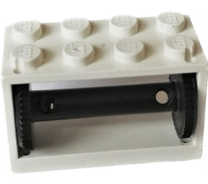 LEGO White Hose Reel 2 x 4 x 2 Holder with Spool