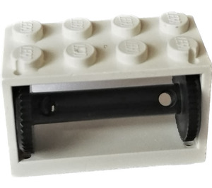 LEGO Weiß Schlauch Reel 2 x 4 x 2 Halter mit Spool
