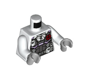LEGO Weiß Hydra Agent Minifig Torso (973 / 76382)
