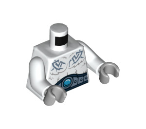 LEGO Bianco Ice Orso Minifigure Busto (973 / 76382)