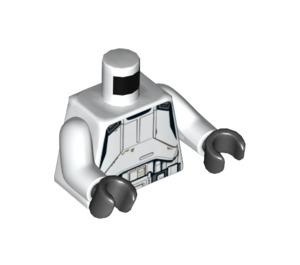 LEGO blanc Imperial Hovertank Pilot Minifig Torse (973 / 76382)