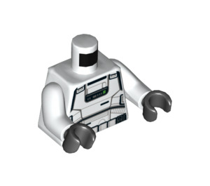 LEGO blanc Imperial Patrol Trooper Minifig Torse (973 / 76382)