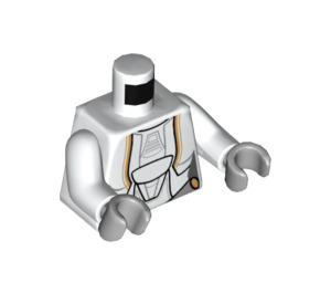 LEGO White Jedi Consular Minifig Torso (973 / 76382)