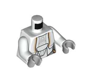 LEGO Blanco Jedi Consular Minifigura Torso (973 / 76382)