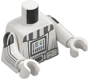 LEGO Blanco Jedi Vader Minifigura Torso (973)