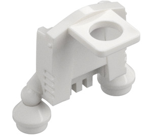 LEGO Bianco Zaino a reazione con Nozzles e Bottoncino (24217 / 28957)