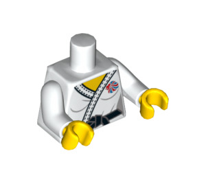 LEGO Bianco Judo Fighter Busto (973 / 88585)