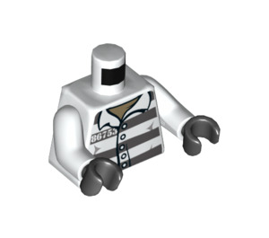LEGO blanc Juniors Thief Minifig Torse avec  86753 (973 / 76382)
