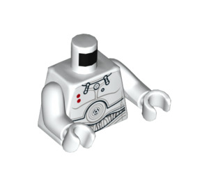 LEGO White K-3PO Minifig Torso (973 / 76382)