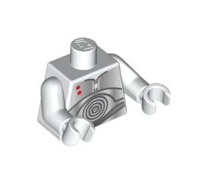 LEGO White K-3PO Torso (973 / 76382)