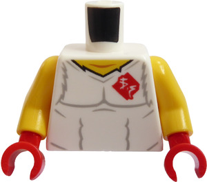 LEGO White Kai Torso (973)