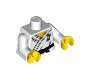 LEGO White Karate Master Torso (973 / 88585)