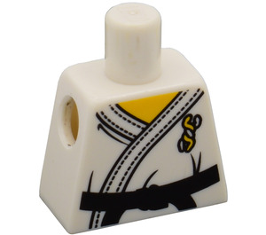 LEGO Weiß Karate Master Torso ohne Arme (973)