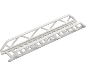 LEGO Blanco Escalera 16 con Lado Supports (11299 / 65444)