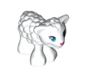 LEGO White Lamb with Eyelashes (15696)