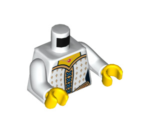LEGO Weiß Lion Princess Torso (973 / 76382)
