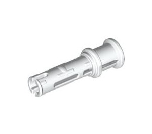 LEGO White Long Pin with Friction and Bushing (32054 / 65304)