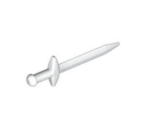 LEGO blanc Longue Épée avec une garde épaisse (18031)