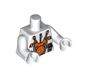 LEGO Blanco Mars Mission Espacio Traje Torso (973 / 76382)