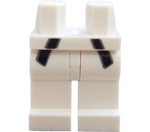 LEGO White Martial Arts Boy Legs (3815)