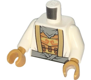 LEGO Weiß Master Wu Torso (973)