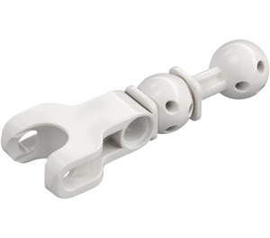 LEGO White Medium Ball Joint with Ball Socket and Beam (90608)