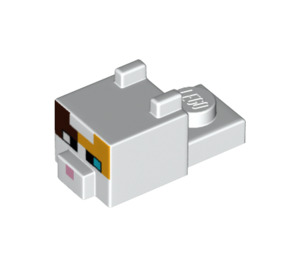 LEGO White Minecraft Cat Head (66844)