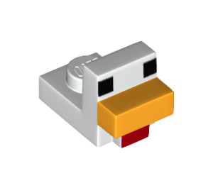 LEGO White Minecraft Chicken Head (37276)