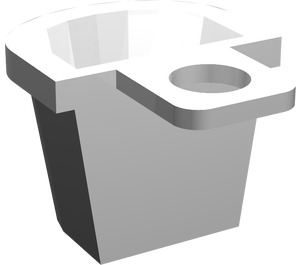 LEGO White Minifig Container D-Basket (4523 / 5678)