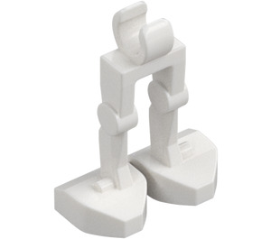 LEGO Vit Minifigur Mekanisk Ben (30376 / 49713)