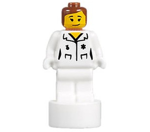 LEGO blanc Minifig Statuette avec Nurse Décoration (12685)