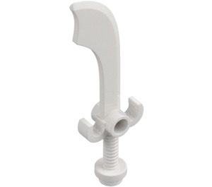 LEGO Blanc Minifigurine Épée Scimitar (43887 / 48693)