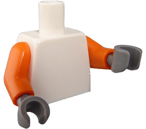 LEGO Bílá Minifigurka Trup (973)