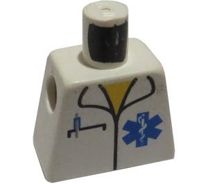 LEGO White Minifig Torso without Arms with Medical Star and Blue Pen in Pocket (973)