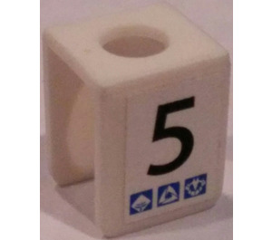LEGO blanc Minifig Vest avec 5 et Gravity Games Autocollant (3840)