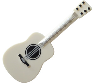 LEGO blanc Minifigure Guitar (25975 / 60411)