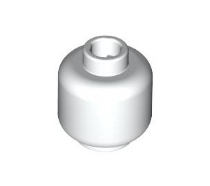 LEGO White Minifigure Head (Safety Stud) (3626 / 88475)
