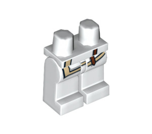 LEGO Bianco Minifigure Fianchi e gambe con Zane ZX Design (13569 / 99364)