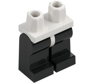 LEGO White Minifigure Hips with Black Legs (73200 / 88584)