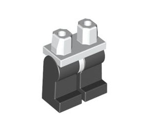 LEGO White Minifigure Hips with Black Legs (73200 / 88584)
