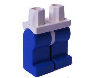 LEGO Wit Minifiguur Heupen met Blauw Poten (73200 / 88584)