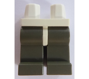 LEGO White Minifigure Hips with Dark Gray Legs (3815 / 73200)