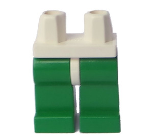 LEGO White Minifigure Hips with Green Legs (30464 / 73200)