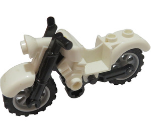 LEGO blanc Moto